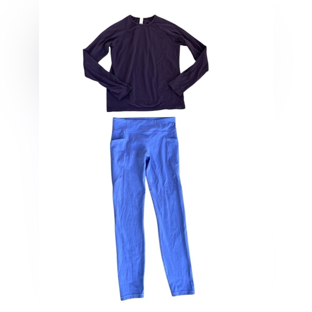Athleta Girl Bundle! Size XXL 16 Girls Purple Top and Leggings